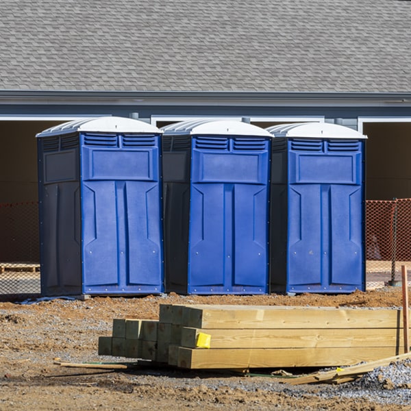 is there a specific order in which to place multiple porta potties in Watterson Park